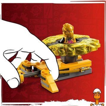 Мамалюк - Конструктор LEGO NINJAGO Бойовий набір дракона Спін-джитсу 186 деталей (71826) LEGO A4-71826