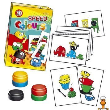 Мамалюк - Настільна гра для дітей кольорова Speed Colours Мастер Мастер RT2-MKZ0805