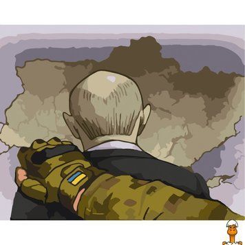 Мамалюк - Картина за номерами 40х50 см Убивця затриманий Bambi Bambi RT2-10387-NN