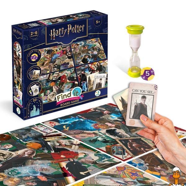 Мамалюк - Дитяча настільна гра Find it: Harry Potter 200585 4 двосторонні поля 80 ігрових карток 2-6 гравців DoDo Toys DoDo Toys RT2-200585