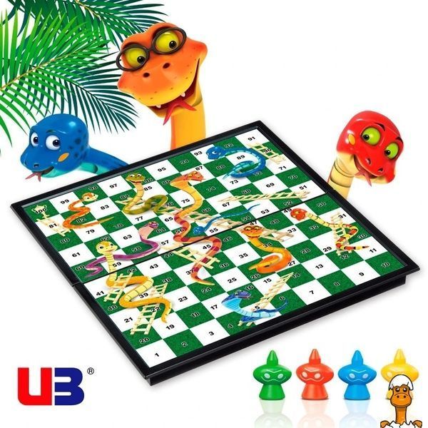 Мамалюк - Настольная игра Змеи и лестницы магнитная UB UB RT2-2610UB