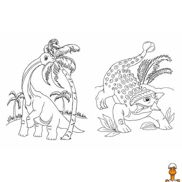 Мамалюк - Книга розмальовок Динозаври 64 сторінки Ranok Creative Ranok Creative RT2-1736030