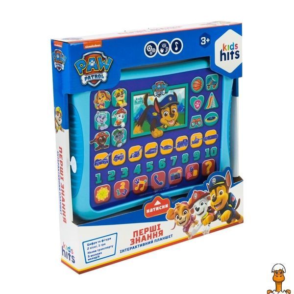 Мамалюк - Дитячий розвиваючий планшет Перші знання Paw Patrol Kids Hits Kids Hits RT2-KH01-013L