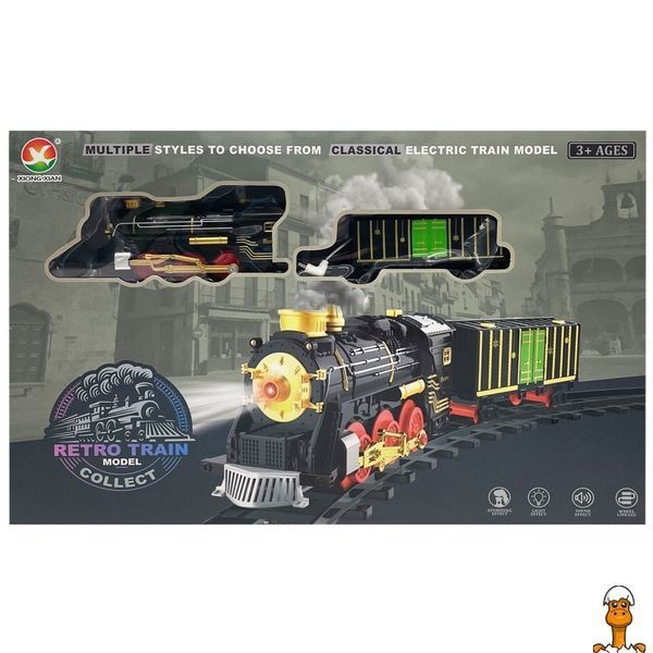 Мамалюк - Іграшкова залізниця зі світлом звуком та димом Bambi Bambi RT2-699-70A