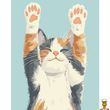 Картина по номерам кошачий релакс 40х50 см Art Craft