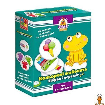 Мамалюк - Настільна гра Кольорові жаби українською мовою Vladi Toys Vladi Toys RT2-VT8025-06