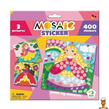 Мамалюк - Детский набор для творчества мозаика Принцессы со стикерами DoDo Toys DoDo Toys RT2-300897