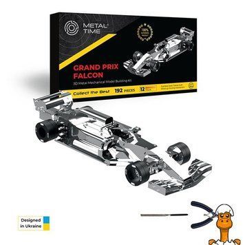 Мамалюк - Коллекционная модель-конструктор Metal Time F1 Grand Prix Falcon Формула 1 (MT035) Metal Time A4-MT035