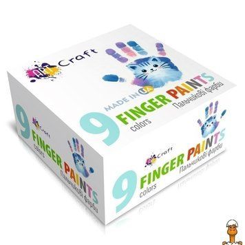 Мамалюк - Набор пальчиковых красок 9 цветов по 20 мл Art Craft Art Craft RT2-5024-AC