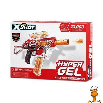 Мамалюк - Скорострельный бластер X-Shot Hyper Gel medium 10 000 гелевых шариков (36621R) X-Shot A4-36621R