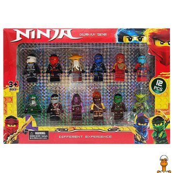 Мамалюк - Ігровий набір фігурок Ninja для дітей 12 штук Bambi Bambi RT2-22636