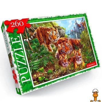 Мамалюк - Пазл Тигри 260 деталей Danko Toys Danko Toys RT2-C260-13-02