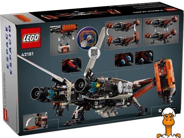 Мамалюк - Конструктор LEGO Technic Вантажний космічний корабель VTOL LT81 1365 деталей (42181) LEGO A4-42181
