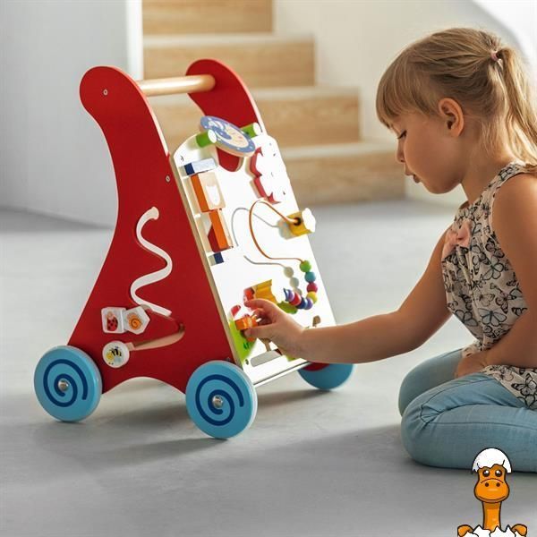 Мамалюк - Ходунки-каталка Viga Toys с бизибордом (50950) Viga Toys A4-50950