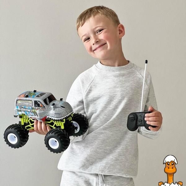 Мамалюк - Машинка на радіокеруванні Sulong Toys Bigfoot Dinosaur сірий 1:16 (SL-360RHGR) Sulong Toys A4-SL-360RHGR