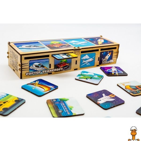 Мамалюк - Сортер Монтессорі дитячий транспортний PuzzleOK PuzzleOK RT2-PUZ-34043
