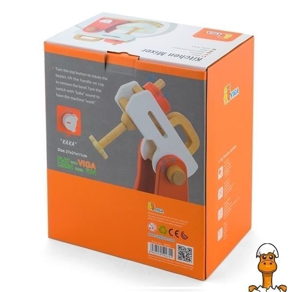 Мамалюк - Іграшковий міксер Viga Toys з дерева (50235FSC) Viga Toys A4-50235FSC