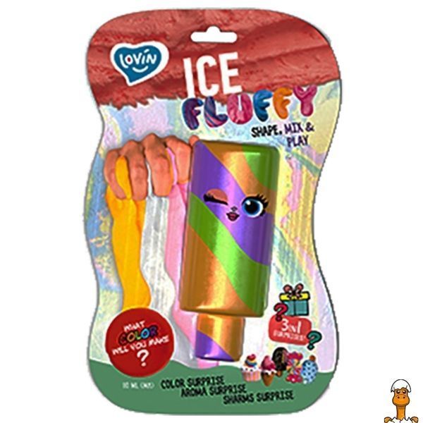 Мамалюк - Лізун антистрес Ice Fluffy ескімо 110 мл Lovin Lovin RT2-80127
