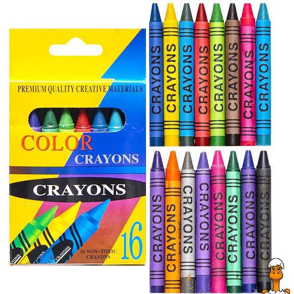 Воскові олівці 16 кольорів crayons, віком від 3 років, COLOR-IT RT2-2016A фото