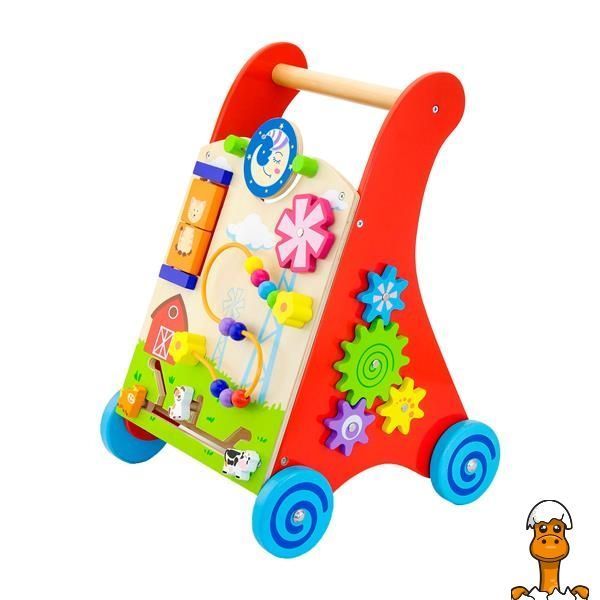 Мамалюк - Ходунки-каталка Viga Toys с бизибордом (50950) Viga Toys A4-50950