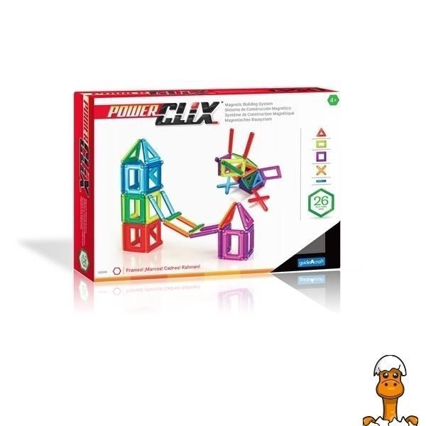 Мамалюк - Магнітний конструктор Guidecraft PowerClix Frames 26 деталей (G9199) Guidecraft A4-G9199