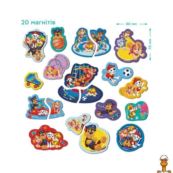 Мамалюк - Детский магнитный набор игровая площадка 20 крупных магнитов DoDo Toys DoDo Toys RT2-200668