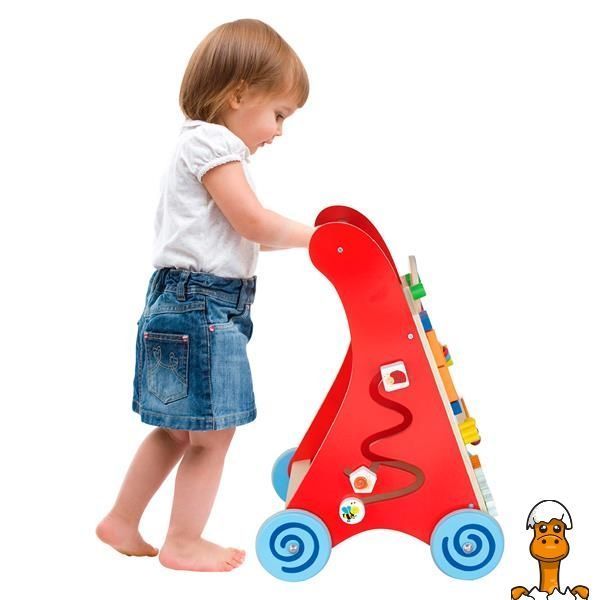 Мамалюк - Ходунки-каталка Viga Toys с бизибордом (50950) Viga Toys A4-50950
