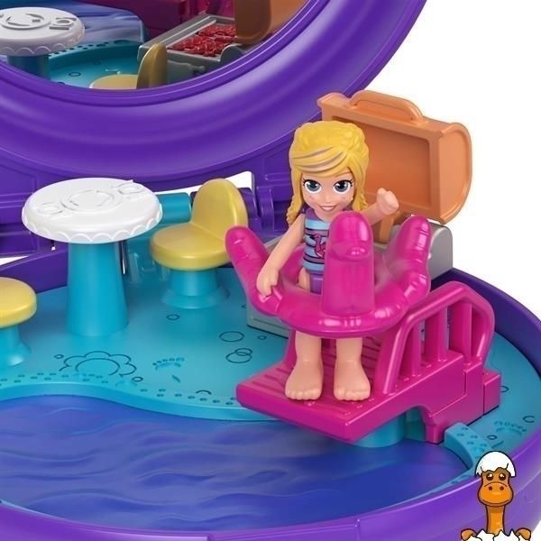 Мамалюк - Ігровий набір Polly Pocket Тематичні зачіски фіолетовий (GVM22-GVM23) Polly Pocket A4-GVM22-GVM23