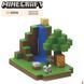 Мамалюк - Дитячий магнітний конструктор Minecraft Водоспад з 128 блоків MNC MNC M5-MNC-128-WATERFALL фото 1