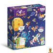 Пазл детский Ищи и находи Безумный космос 100 элементов DoDo Toys