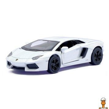 Мамалюк - Іграшкова модель автомобіля Lamborghini Aventador LP 700-4 1:38 біла Kinsmart Kinsmart RT2-KT5355W-WHITE