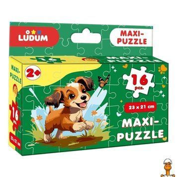 Мамалюк - Пазл дитячий максі 16 великих елементів Песик Ludum Ludum RT2-ME5032-06