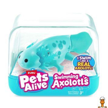 Мамалюк - Інтерактивна іграшка аксолотль бірюзова Pets & Robo Alive Pets & Robo Alive RT2-9556B