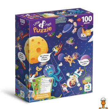 Мамалюк - Пазл детский Ищи и находи Безумный космос 100 элементов DoDo Toys DoDo Toys RT2-300668
