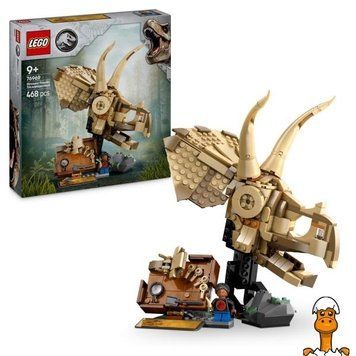 Мамалюк - Конструктор LEGO&reg; Jurassic World Окаменелости динозавров: череп трицератопса 468 деталей (76969) LEGO A4-76969