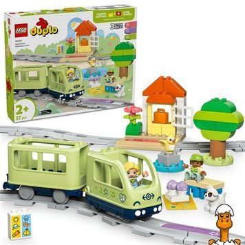 Мамалюк - Конструктор LEGO DUPLO Town Интерактивный приключенческий поезд 57 деталей (10427) LEGO A4-10427