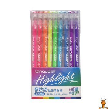 Мамалюк - Набір гелевих ручок неонових 9 кольорів Languo Languo RT2-LG-K0225