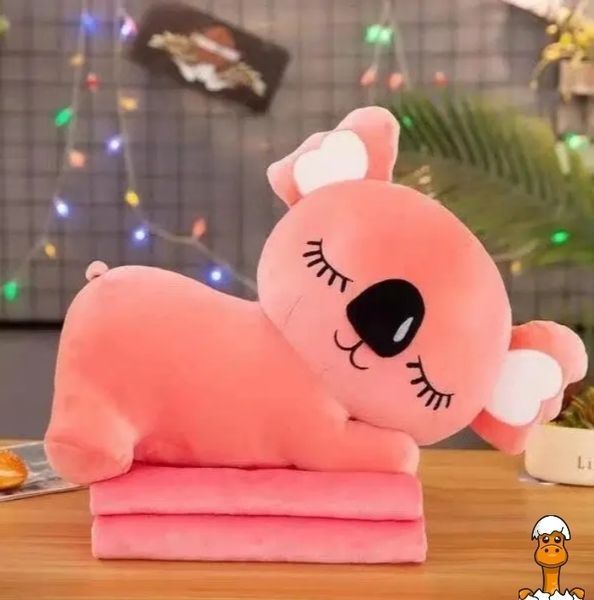 Мамалюк - М'яка іграшка коала з пледом 50 см Bambi Bambi RT2-L1129-PINK
