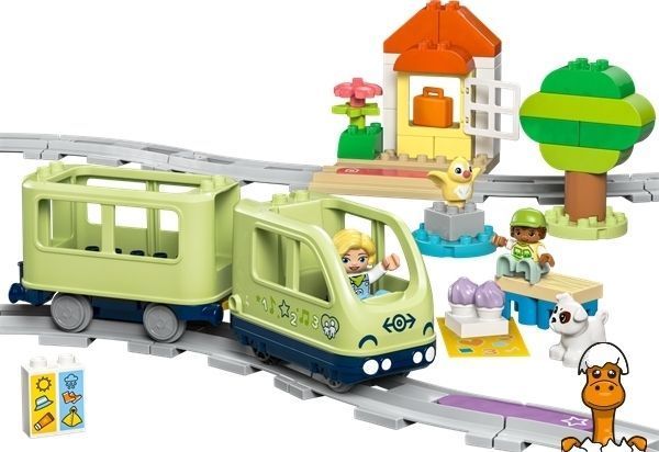 Мамалюк - Конструктор LEGO DUPLO Town Интерактивный приключенческий поезд 57 деталей (10427) LEGO A4-10427