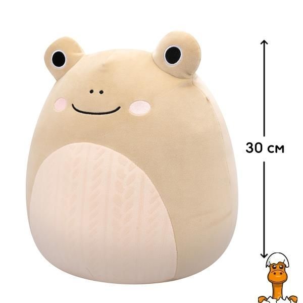 Мамалюк - Мягкая игрушка Squishmallows Лягушка де Витт 30 см (SQCR06687) Squishmallows A4-SQCR06687