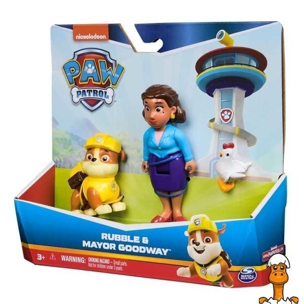 Мамалюк - Набір фігурок Paw Patrol Кремез мер Гудвей та Ципалетт (SM17706/6070749) Paw Patrol A4-SM17706-6070749