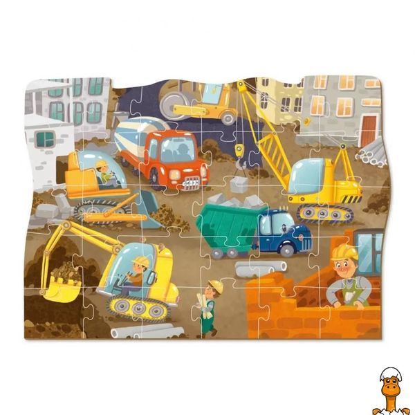 Мамалюк - Детский пазл строительная площадка 30 элементов DoDo Toys DoDo Toys RT2-300373