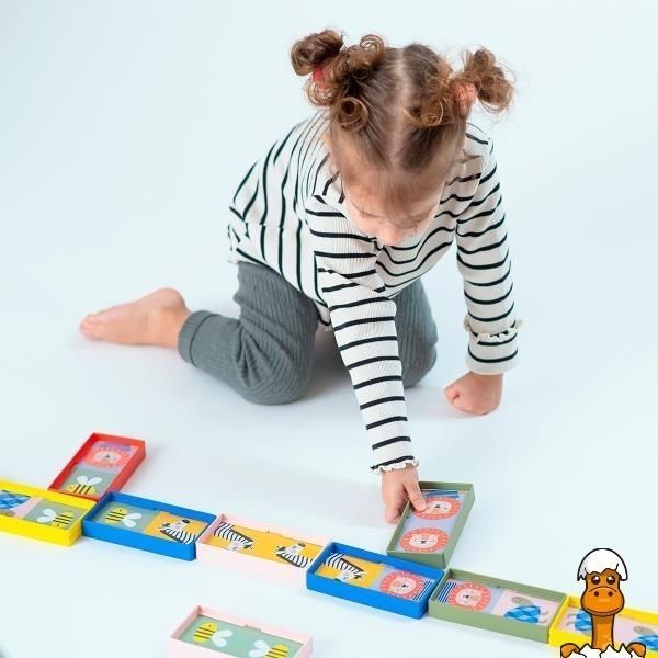Мамалюк - Гра Taf Toys Савана Моє перше доміно (12865) Taf Toys A4-12865