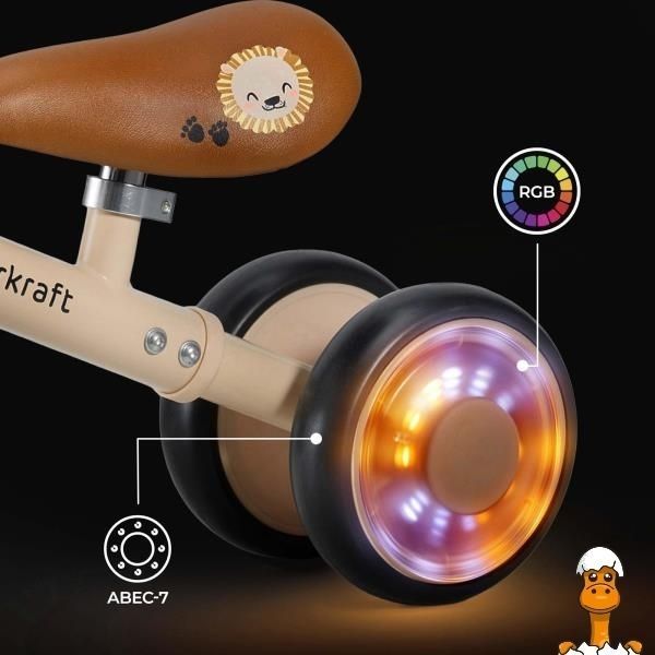 Мамалюк - Каталка-беговел Kinderkraft Cutie Flash Beige (KRCUFL00BEG0000) Kinderkraft A4-KRCUFL00BEG0000
