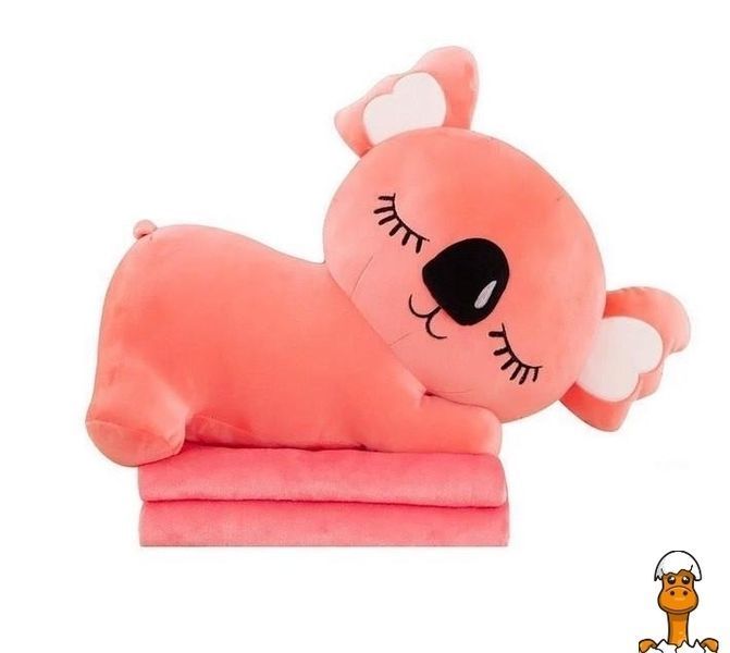 Мамалюк - М'яка іграшка коала з пледом 50 см Bambi Bambi RT2-L1129-PINK