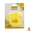 Дитяча прозора чашка з ручкою 200 мл BABY TEAM