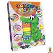 Набор креативного творчества пластилиновое мыло Крокодил средний Danko Toys