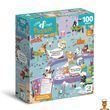 Дитячий пазл Шукай та знаходь Котяче кафе 100 елементів DoDo Toys