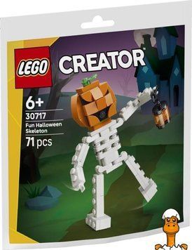 Мамалюк - Конструктор LEGO&reg; Веселый хэллоуинский скелет 71 деталь (30717) LEGO A4-30717