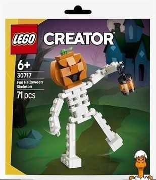 Мамалюк - Конструктор LEGO&reg; Веселый хэллоуинский скелет 71 деталь (30717) LEGO A4-30717